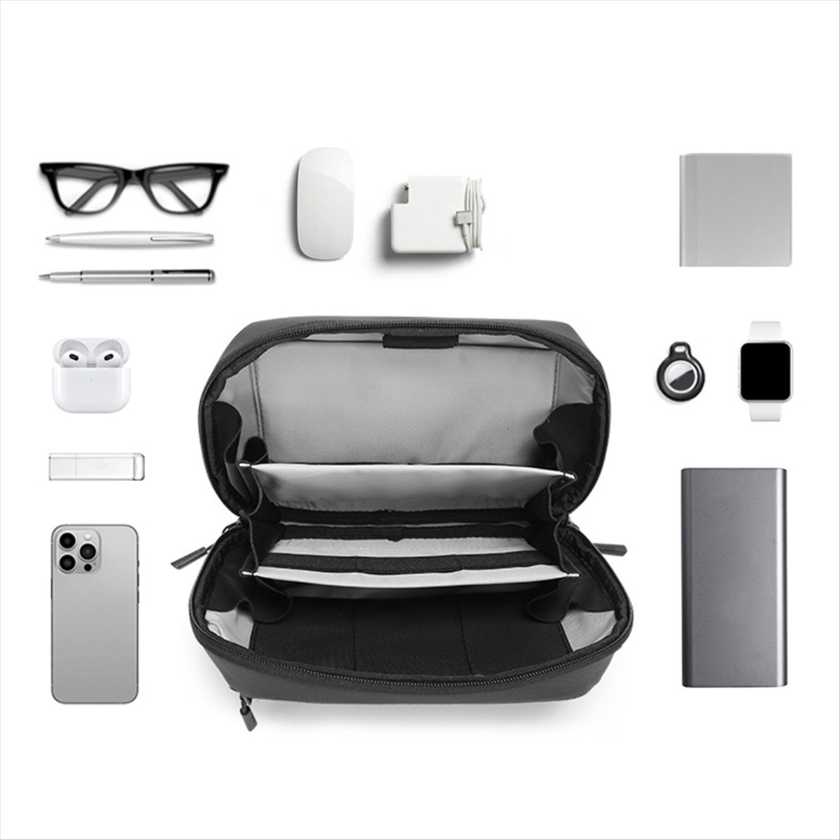 Tech Accessories Travel Organizer Pouch - ☶ ❈ ＊ ♥ AC1579-Su Geçirmez