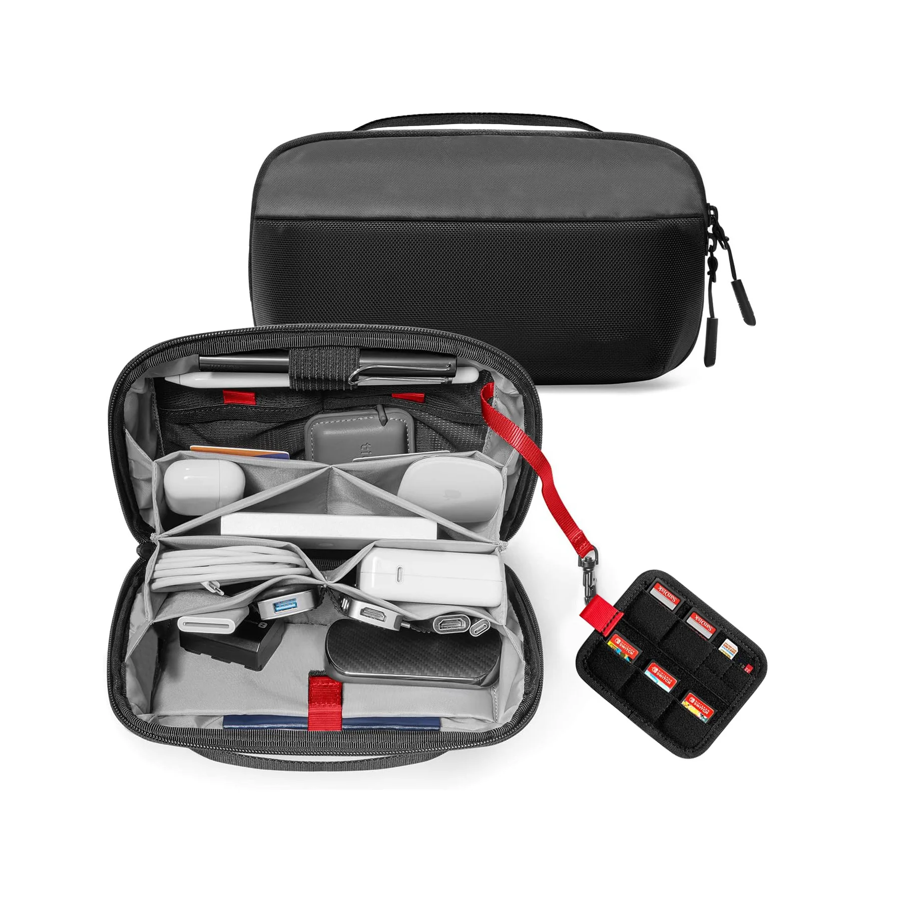 Tech Accessories Travel Organizer Pouch - Seyahat Teknolojisi Düzenleyici Çantası, Su Geçirmez