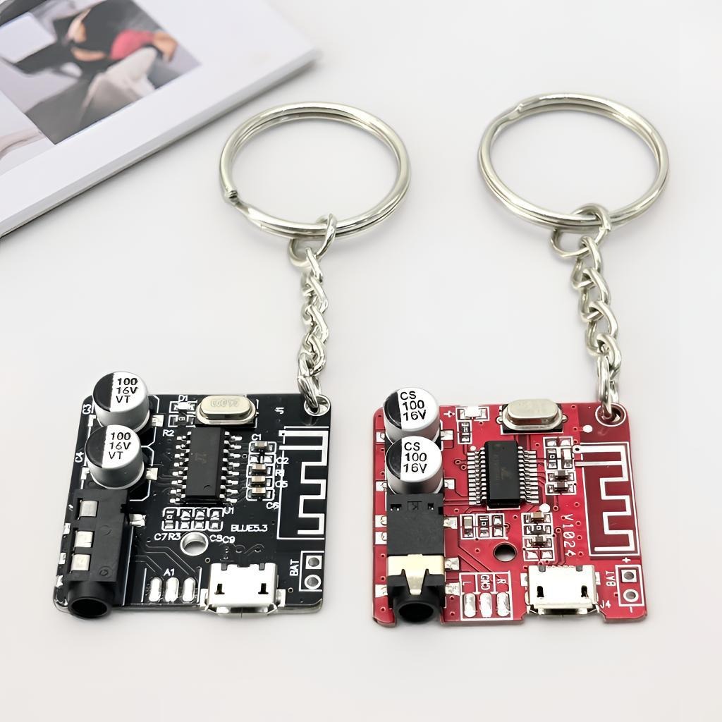 Tech Accessories Key - Cyberpunk Tarzı Devre Kartı Anahtarlık Retro