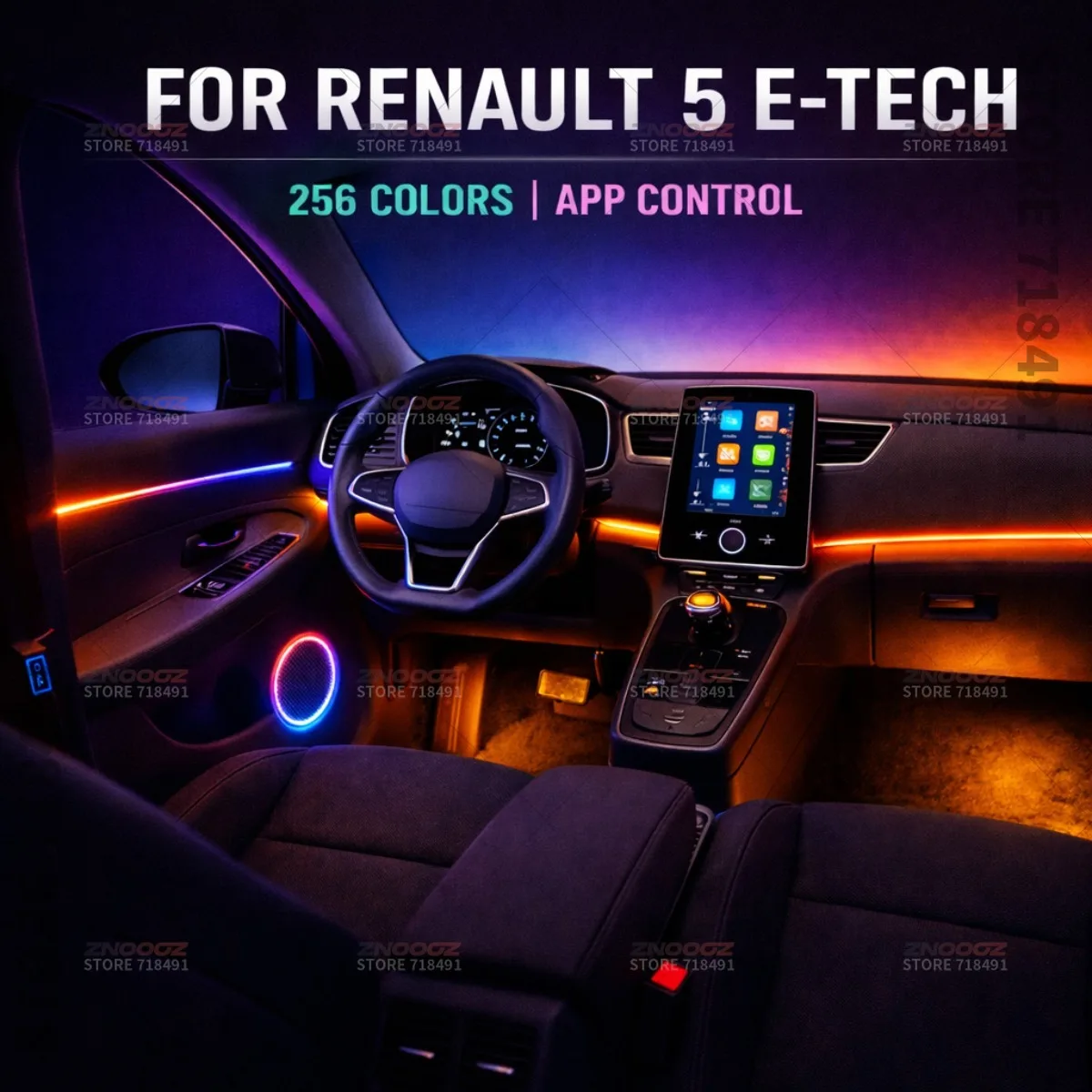 22'si 1 arada RGB Araba İç Mek - Tech Lighting Accessories incelemesi ve fiyatı