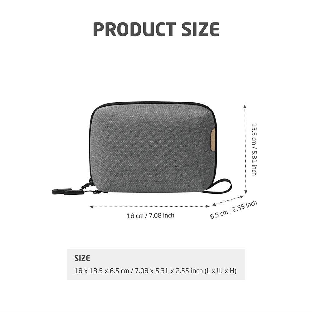 Büyük Kapasiteli Teknoloji Düz - Tech Accessories Travel Organizer Pouch incelemesi ve fiyatı